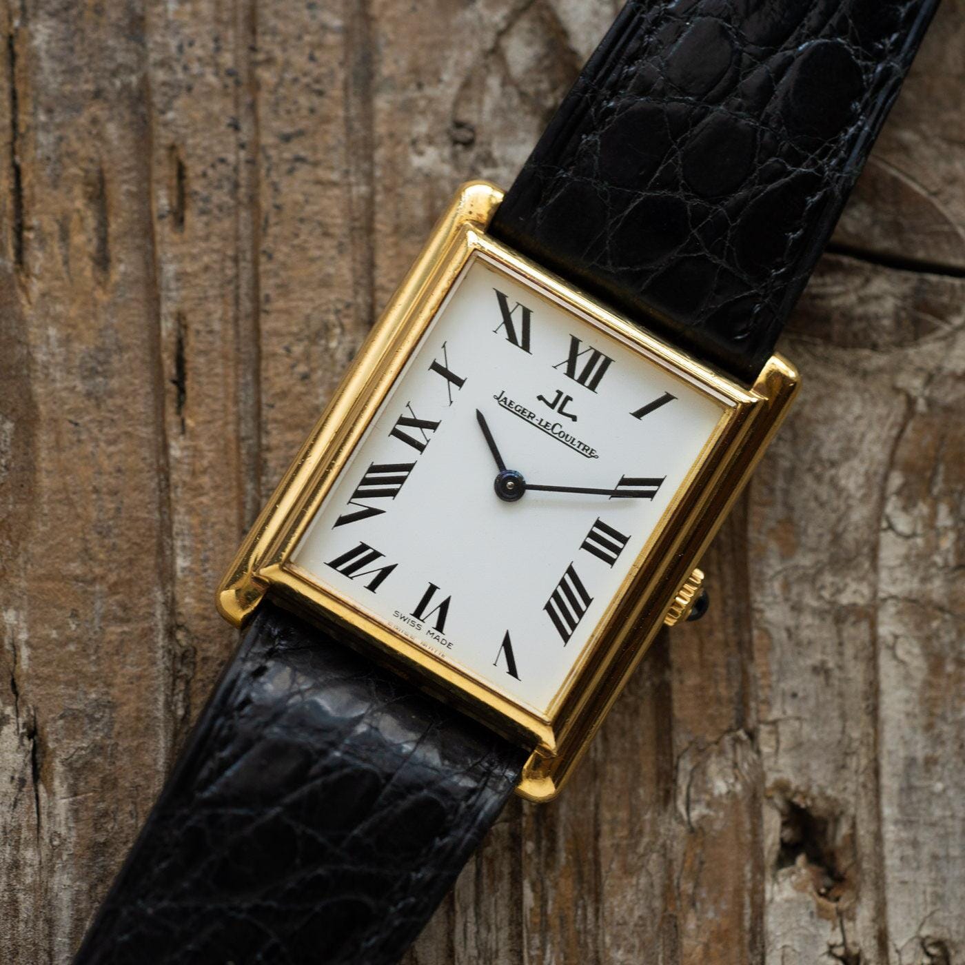 Jaeger-LeCoultre Rectangle 18K YG 1970s - Arbitro