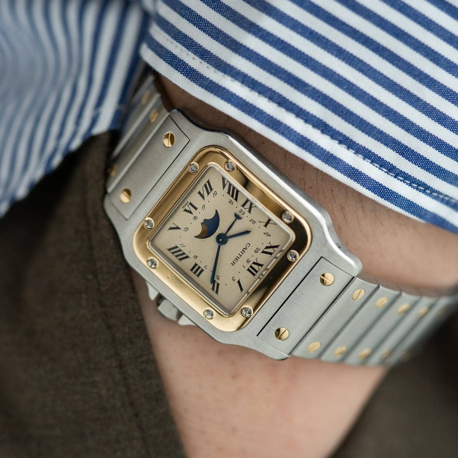 CARTIER Santos Galbee LM Moon Phase - Arbitro