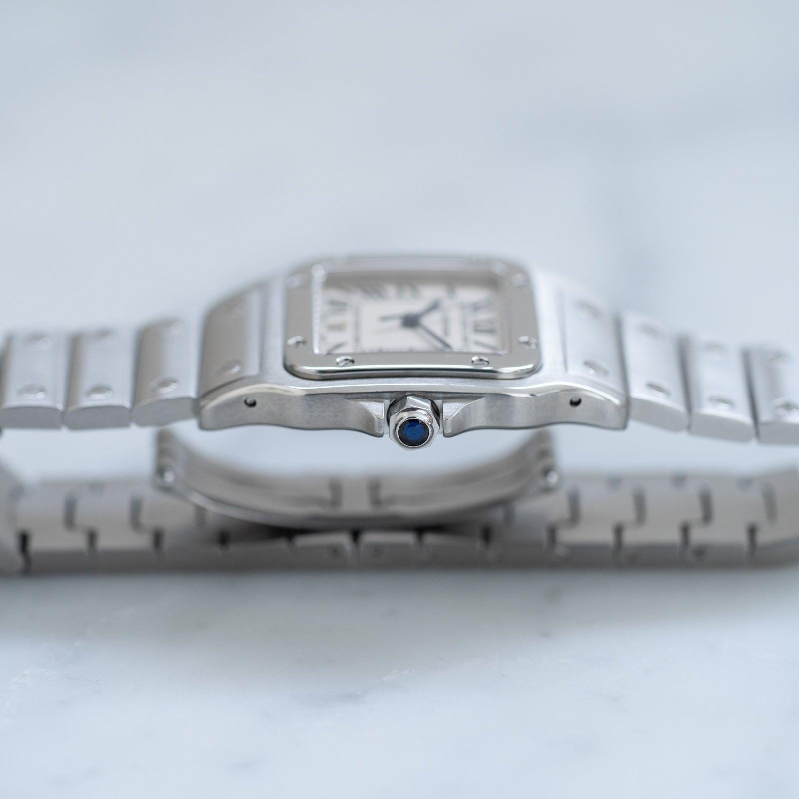 CARTIER Santos Galbee LM QZ White Roman - Arbitro