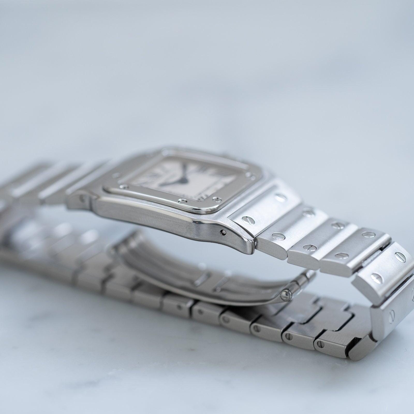 CARTIER Santos Galbee LM QZ White Roman - Arbitro