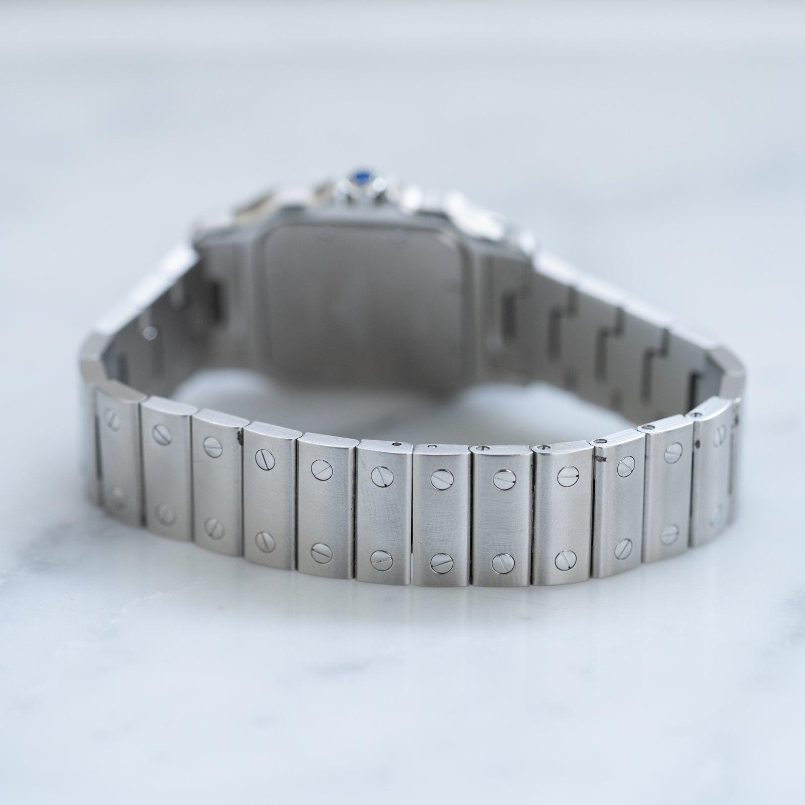 CARTIER Santos Galbee LM QZ White Roman - Arbitro