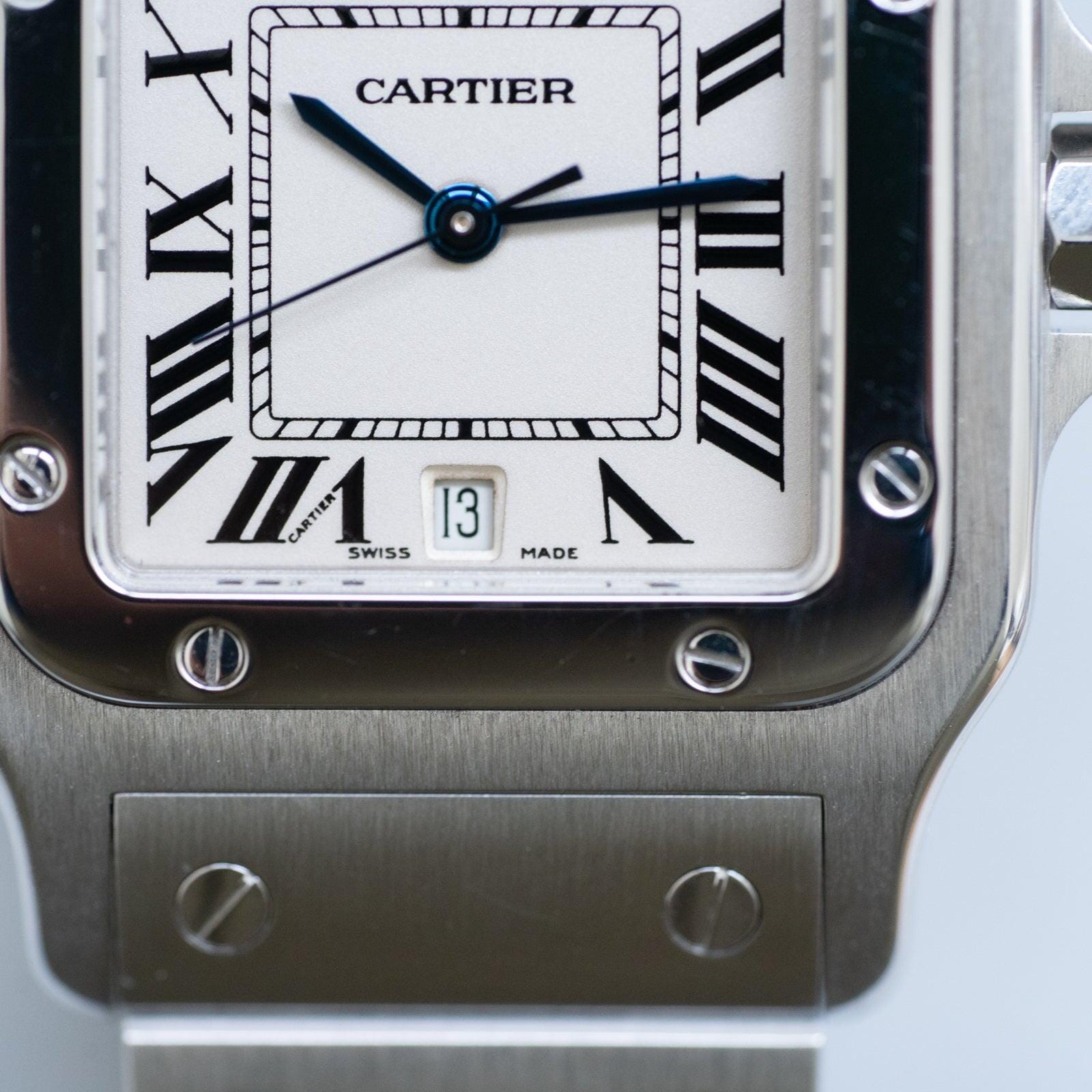 CARTIER Santos Galbee LM QZ White Roman - Arbitro