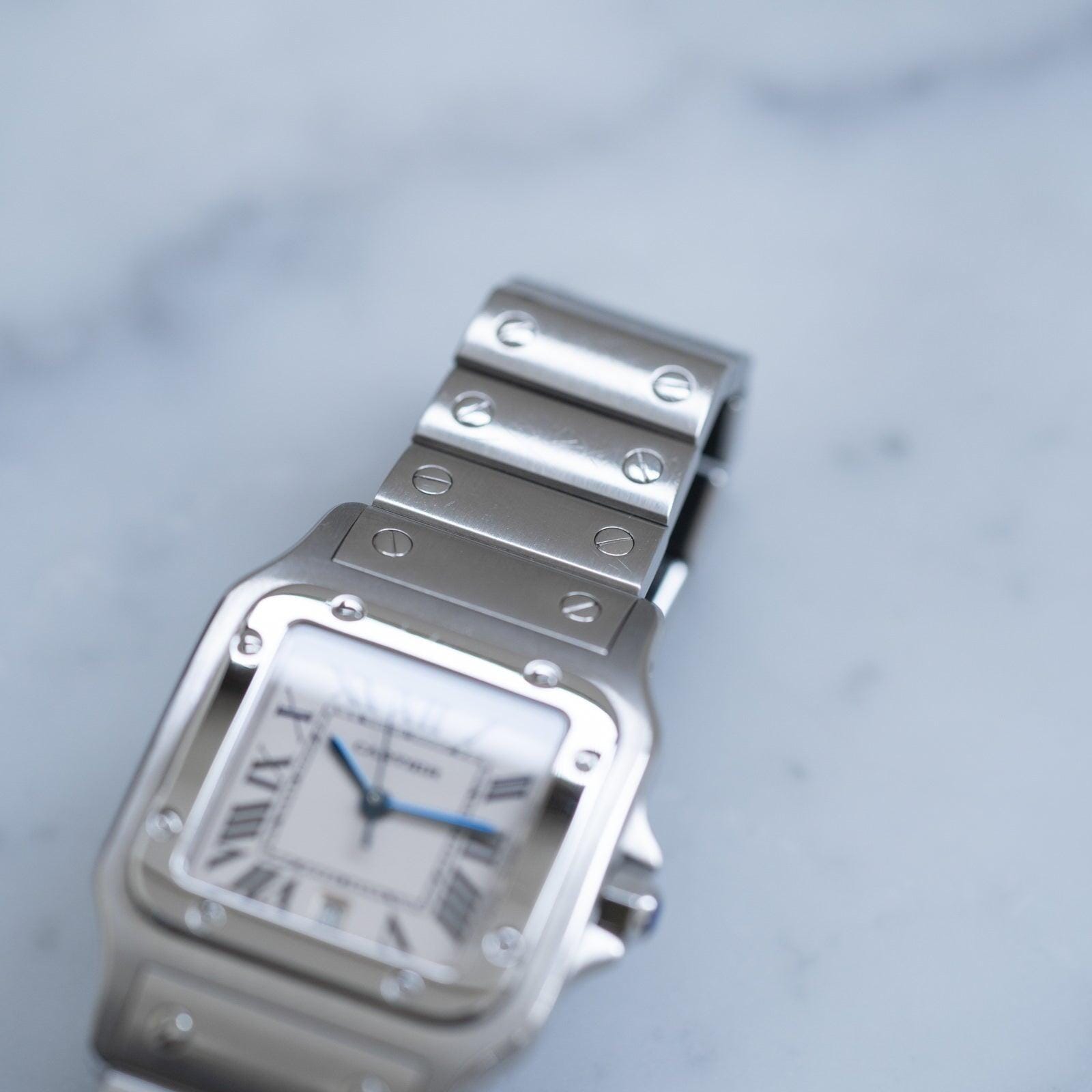 CARTIER Santos Galbee LM QZ White Roman - Arbitro