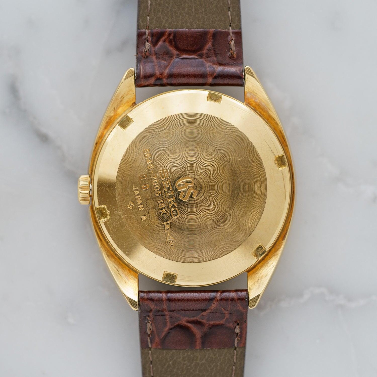 GRAND SEIKO Hi-BEAT 5646-7005 YG Patina Dial - Arbitro