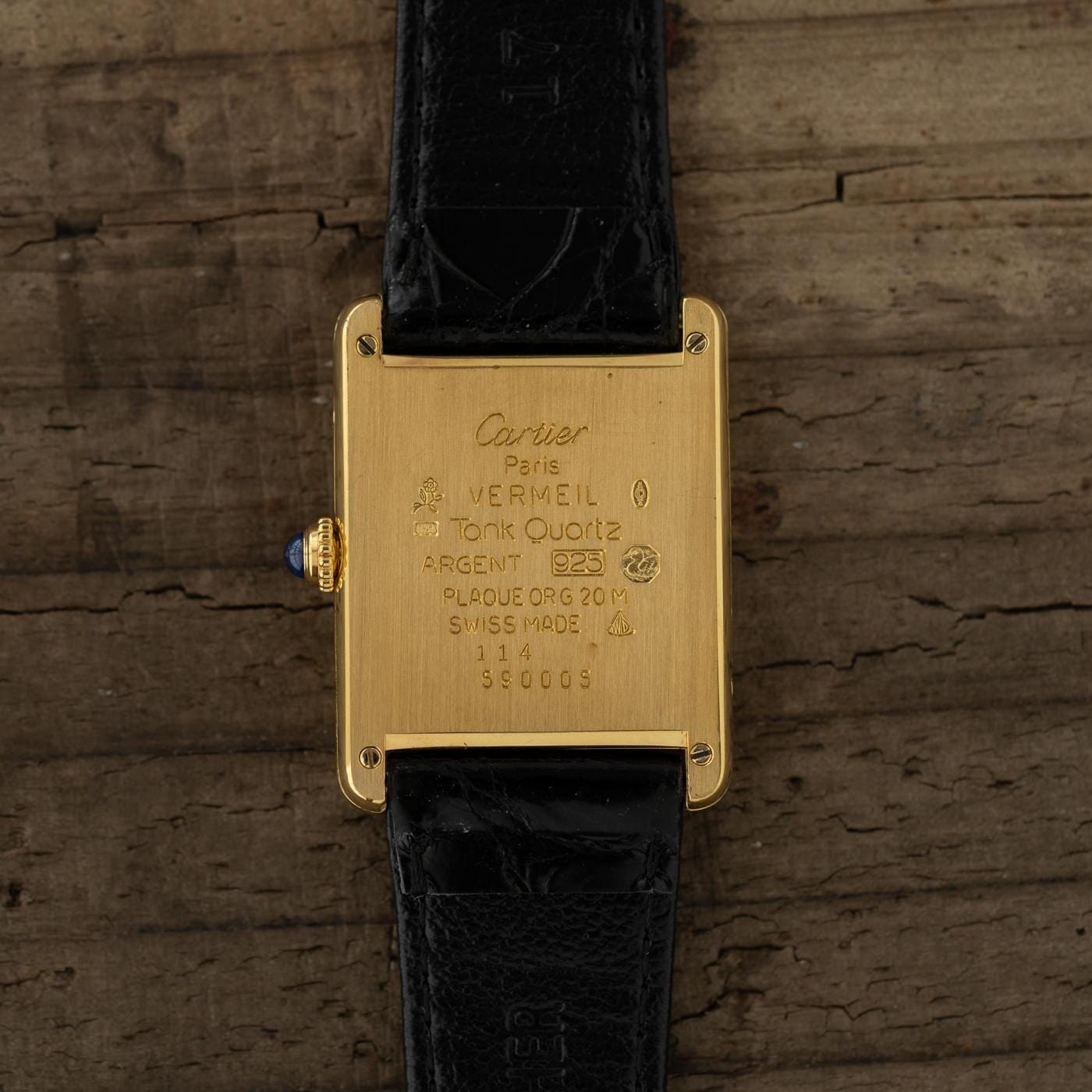 CARTIER must de Cartier Tank LM Grey Roman 1990s - Arbitro