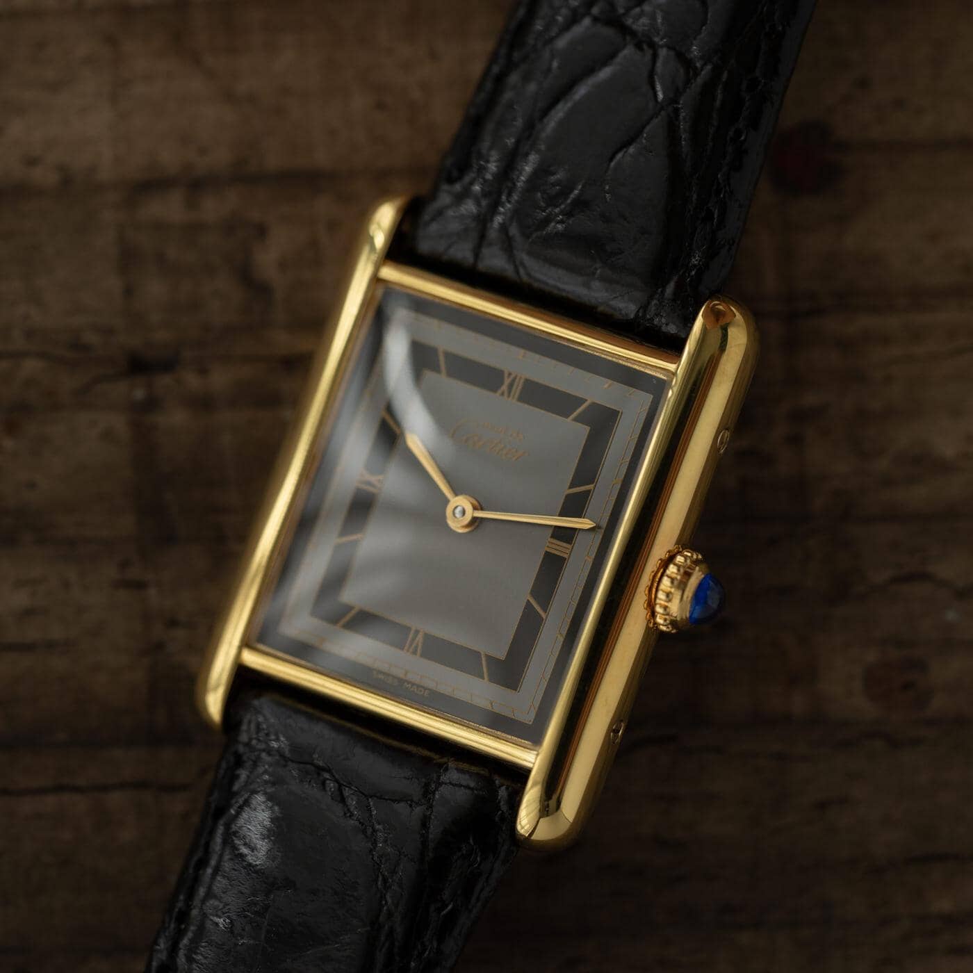 CARTIER must de Cartier Tank LM Grey Roman 1990s - Arbitro