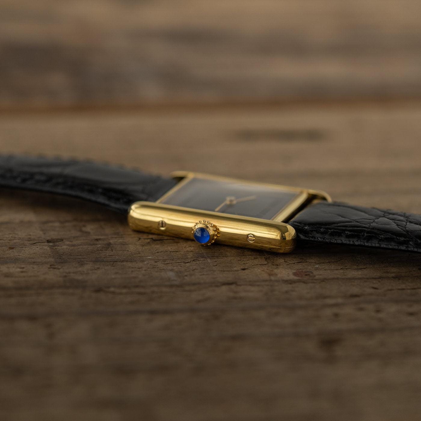 CARTIER must de Cartier Tank LM Grey Roman 1990s - Arbitro