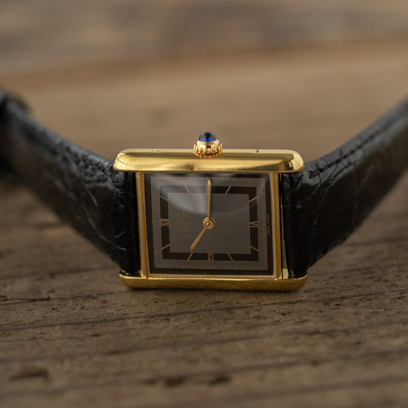 CARTIER must de Cartier Tank LM Grey Roman 1990s - Arbitro