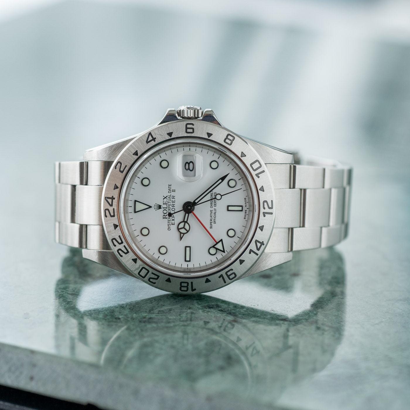 ROLEX Explorer II 16570 White Dial “Polar” - Arbitro