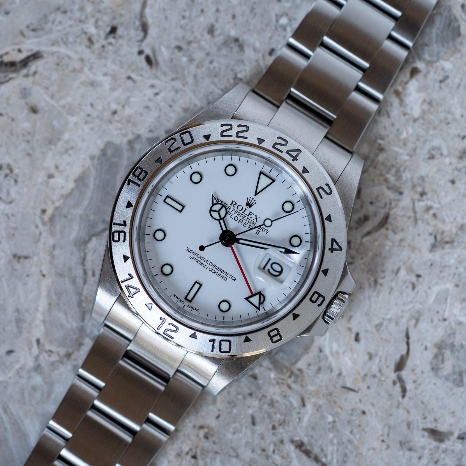 ROLEX Explorer II 16570 White "Polar" - Arbitro