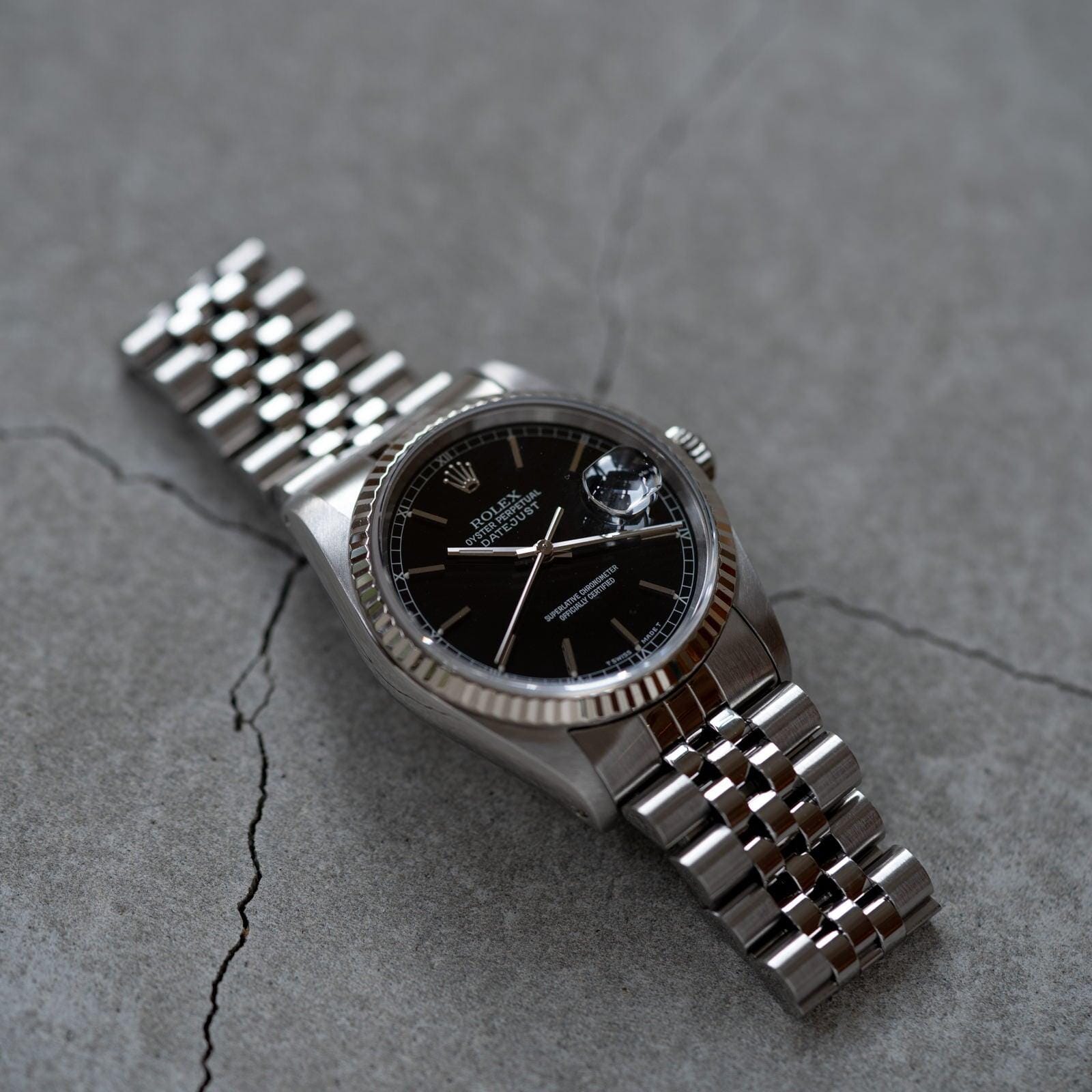 ROLEX Oyster Perpetual Datejust 16234 Black - Arbitro