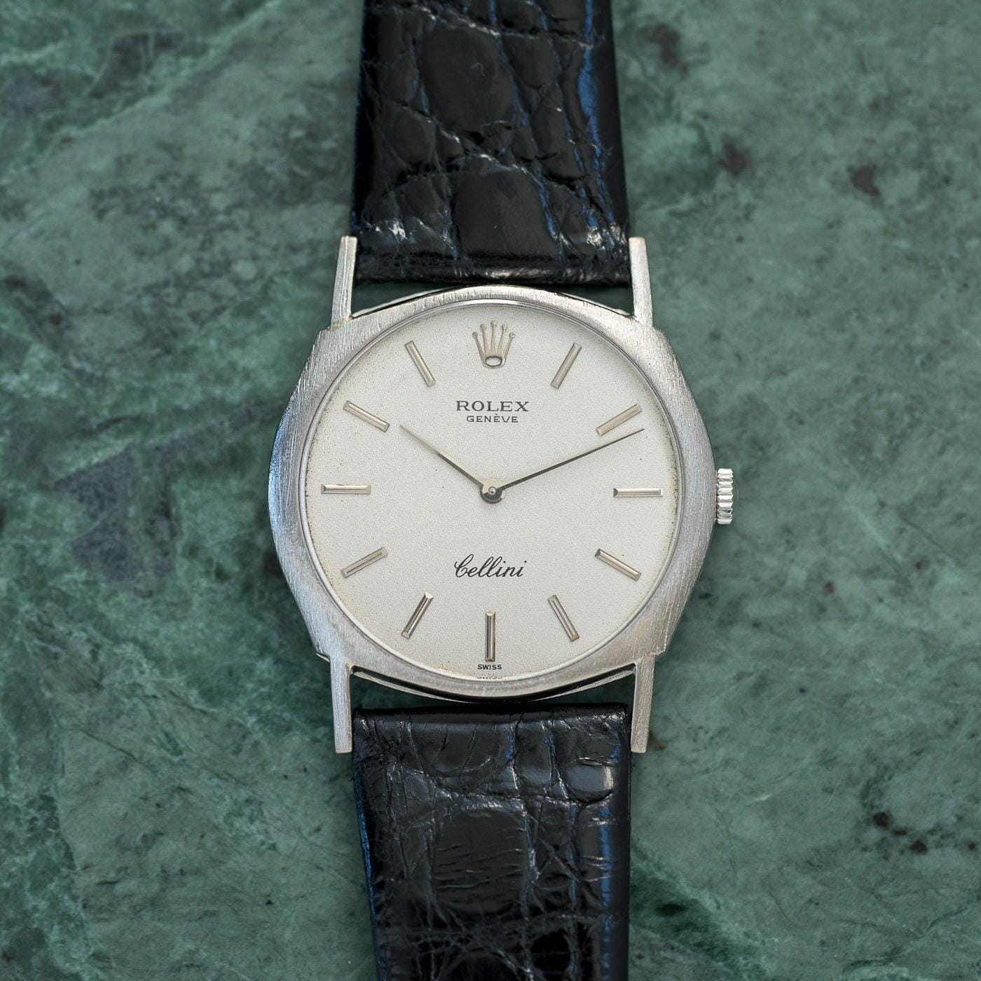 ROLEX Cellini 3804 WG Silver Dial - Arbitro