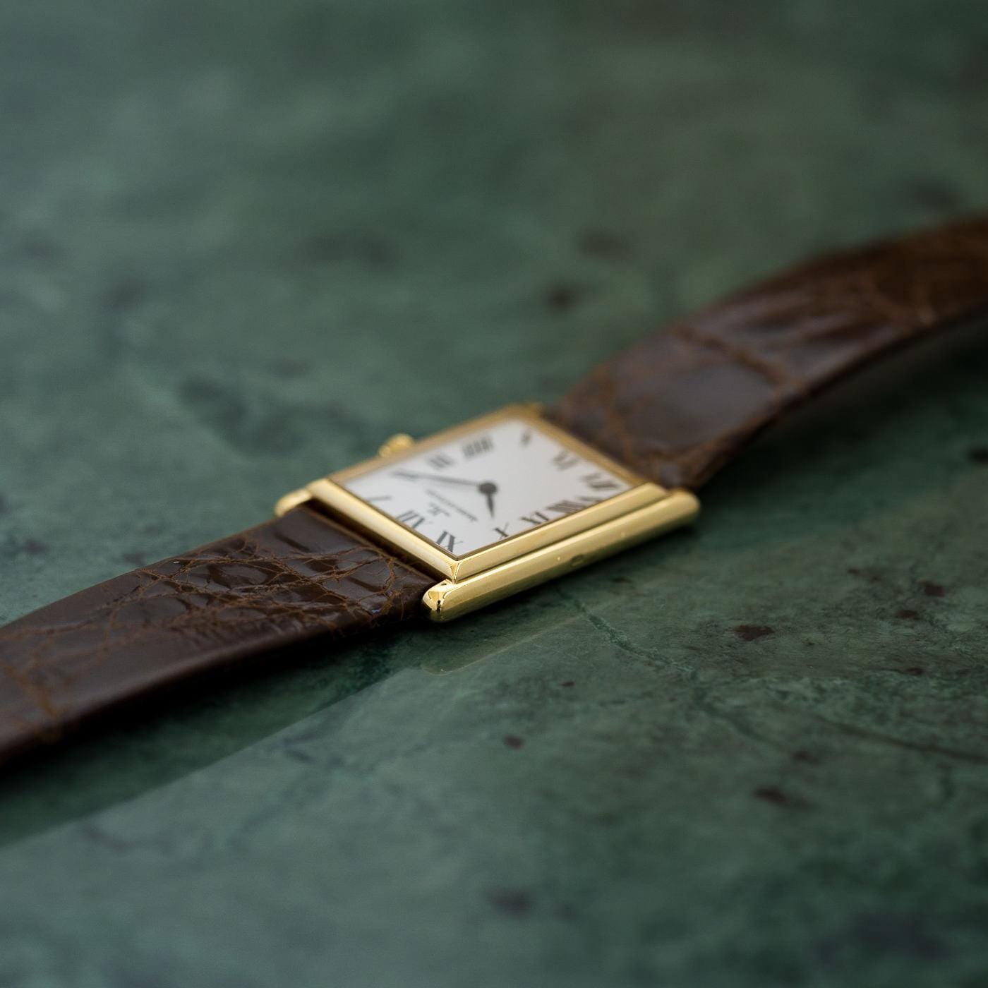 Jaeger-LeCoultre Rectangle 18K YG 1970s - Arbitro