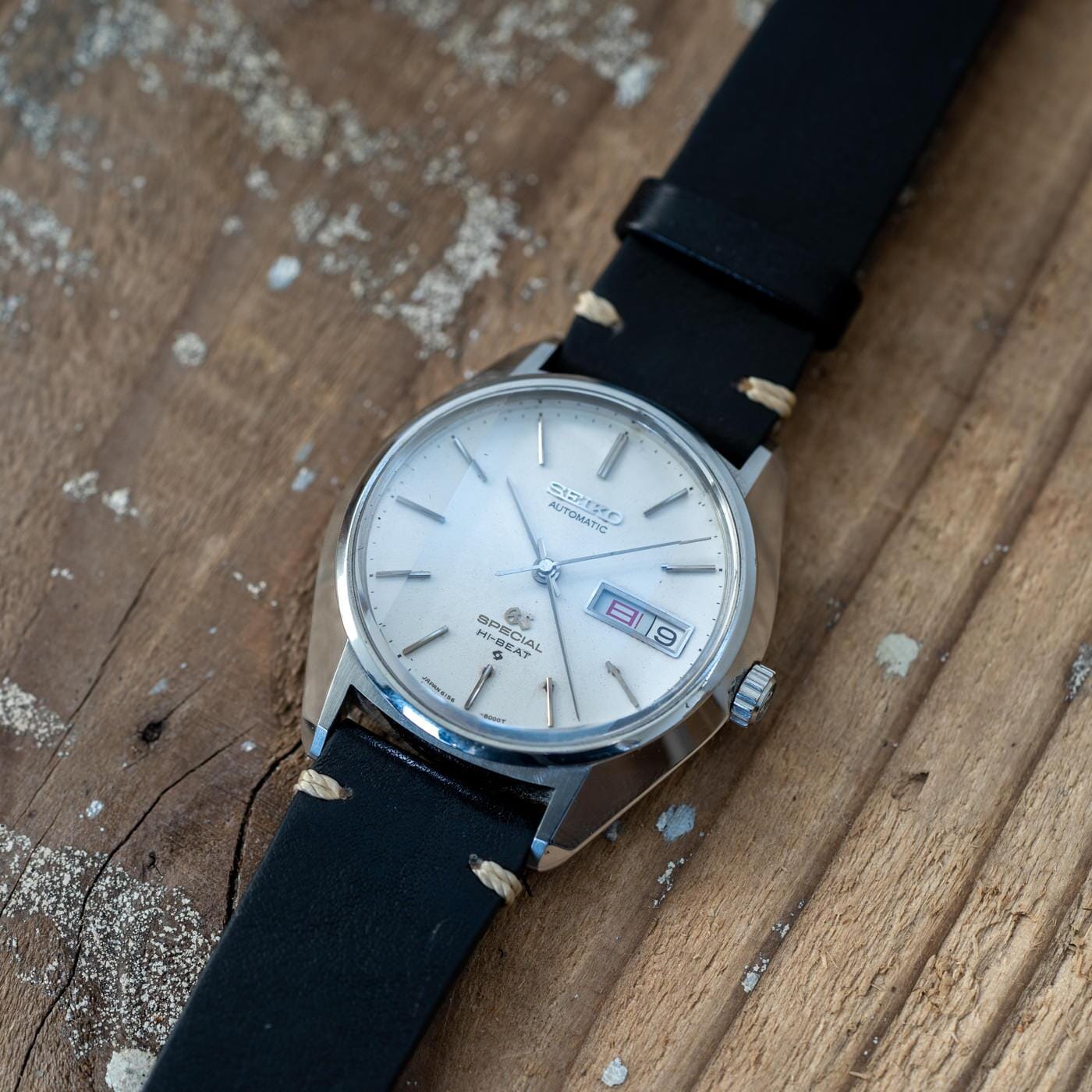 GRAND SEIKO SPECIAL Hi-BEAT 6156-8010 Faceted Crystal - Arbitro