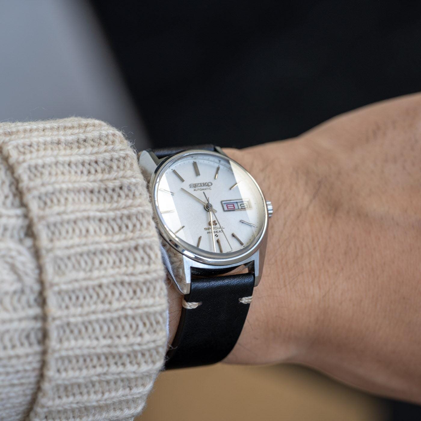 GRAND SEIKO SPECIAL Hi-BEAT 6156-8010 Faceted Crystal - Arbitro