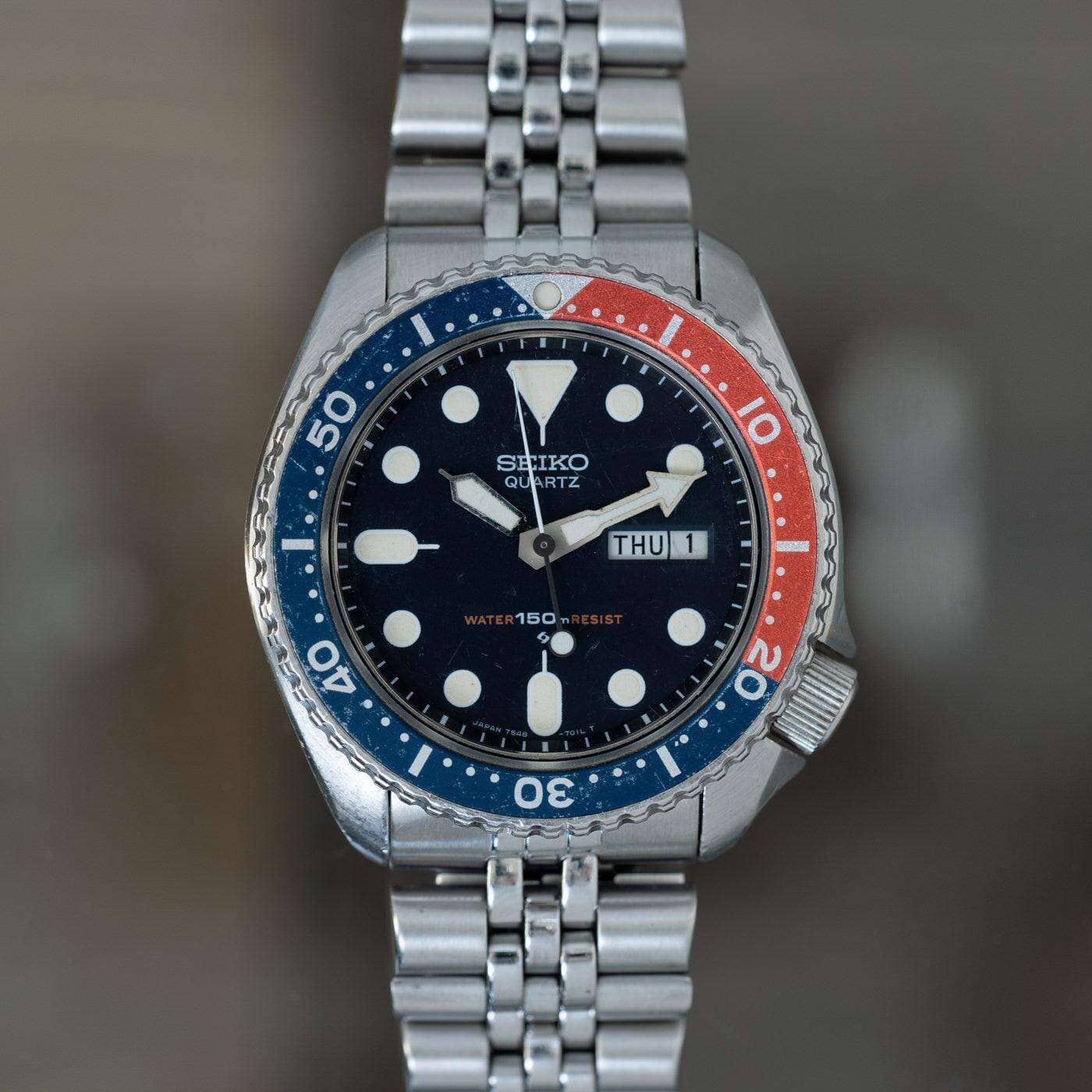 SEIKO 150m Diver 7548-700C Pepsi Bezel - Arbitro