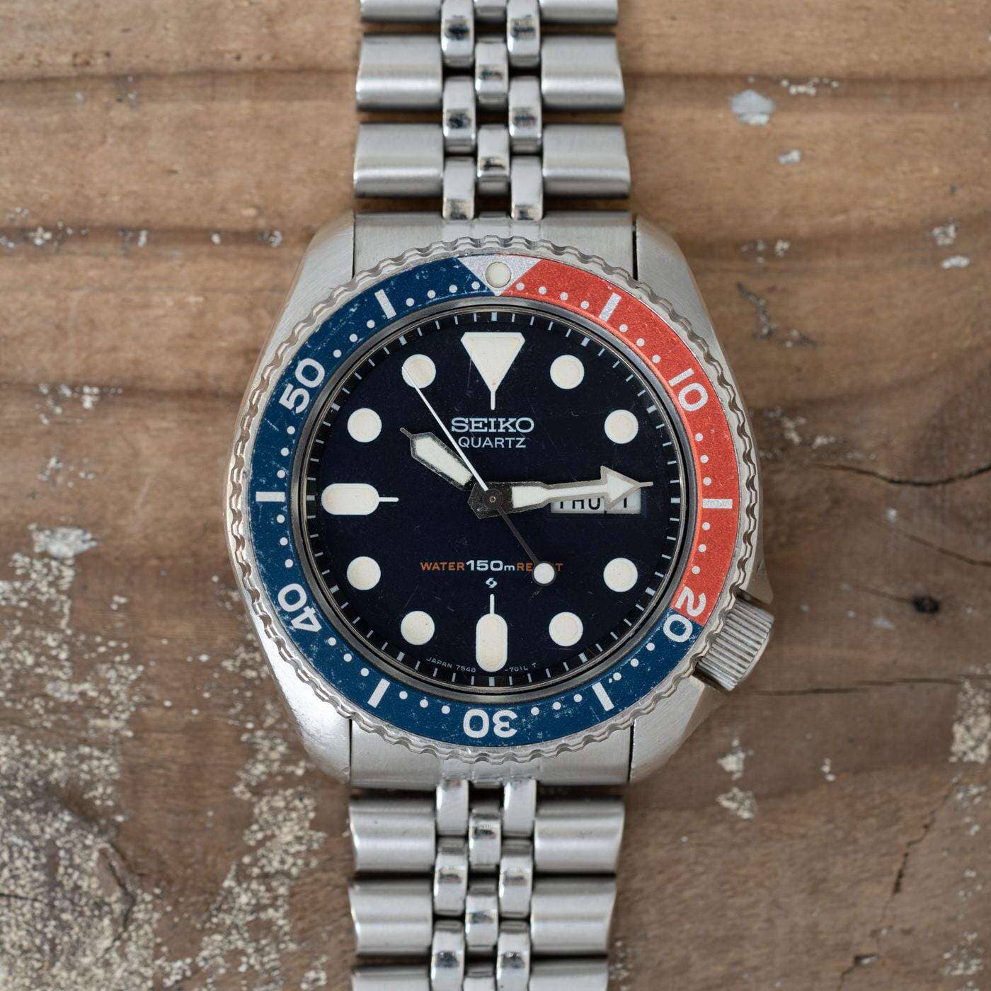 SEIKO 150m Diver 7548-700C Pepsi Bezel - Arbitro