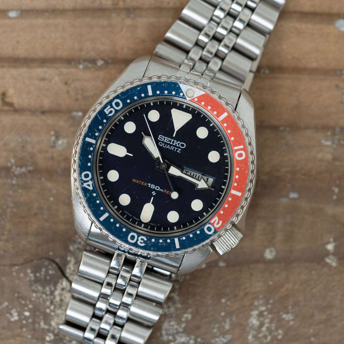 SEIKO 150m Diver 7548-700C Pepsi Bezel - Arbitro