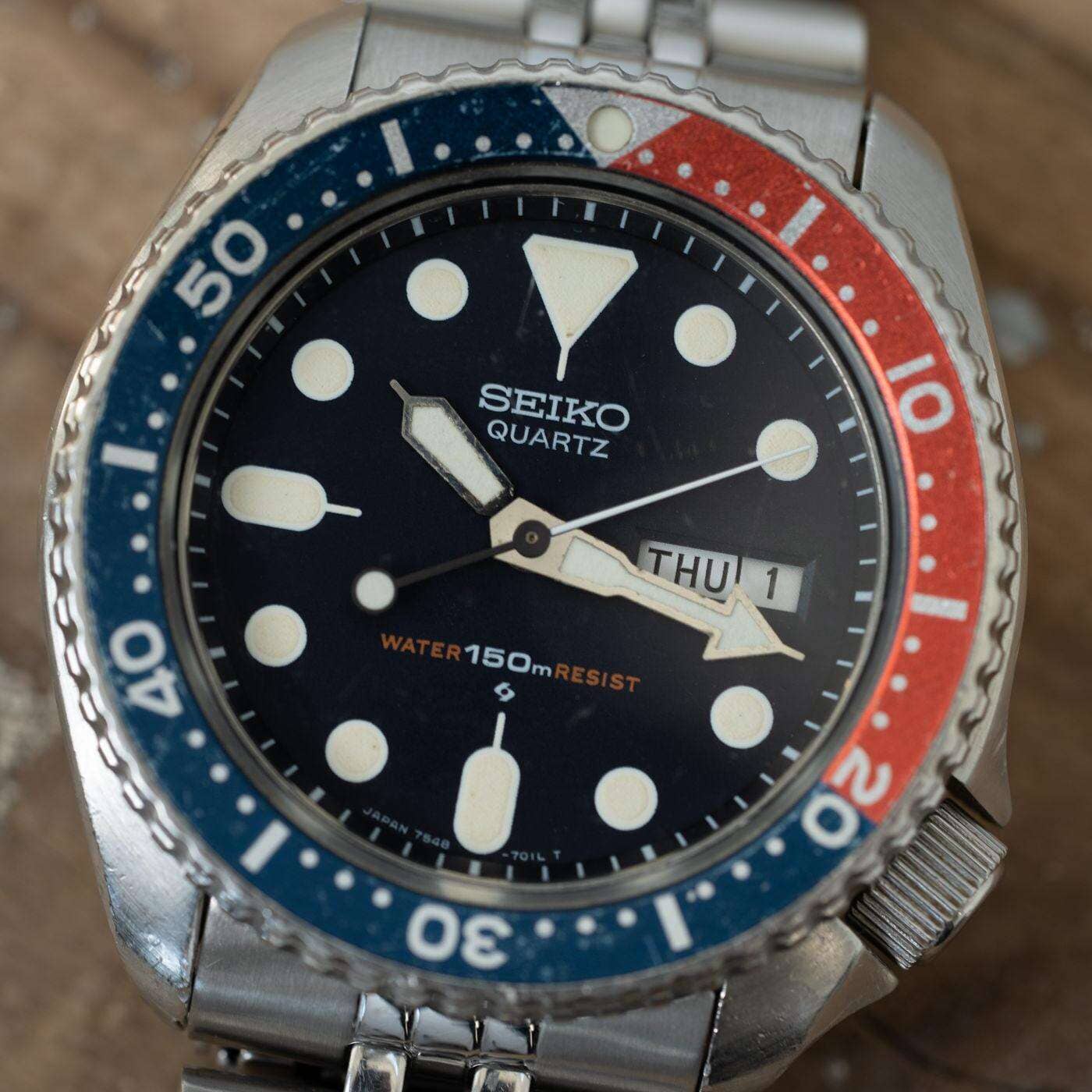 SEIKO 150m Diver 7548-700C Pepsi Bezel - Arbitro