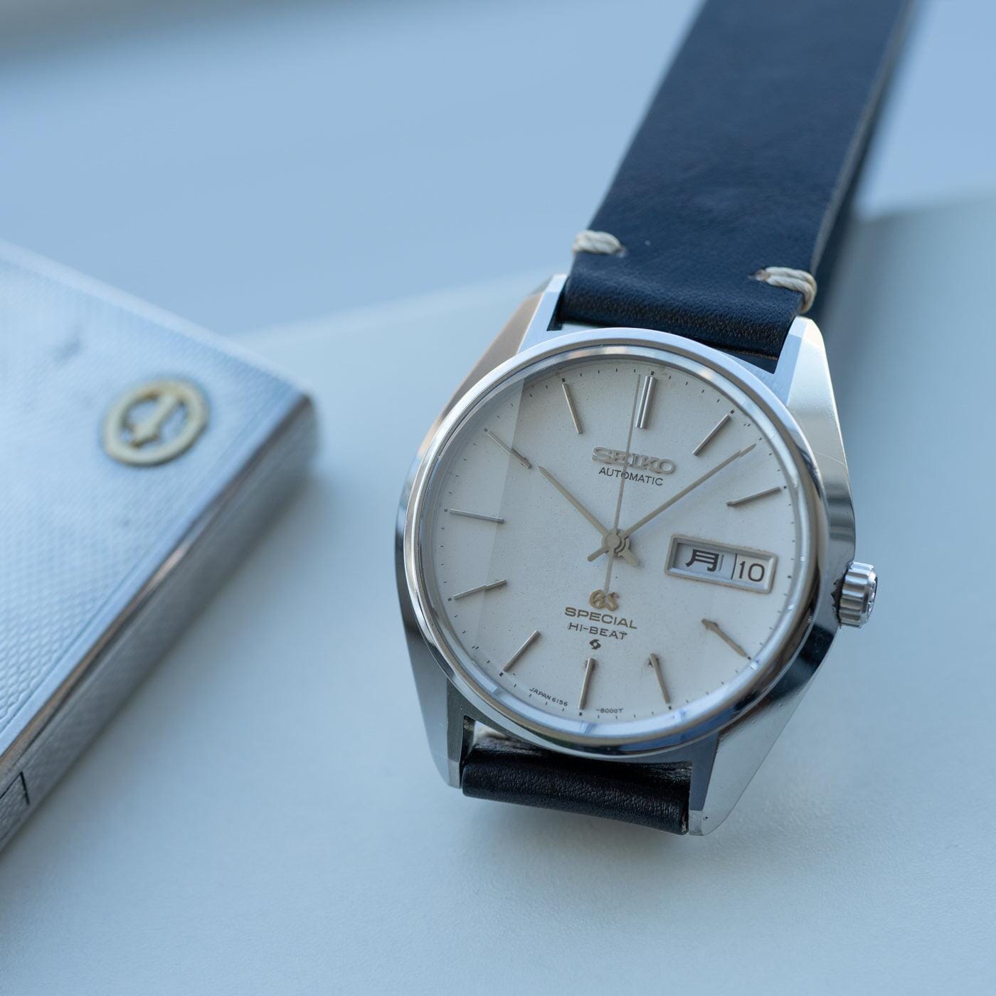 GRAND SEIKO SPECIAL Hi-BEAT 6156-8010 Faceted Crystal - Arbitro