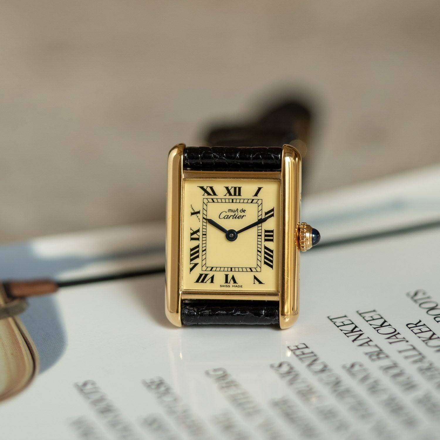 must de Cartier Tank SM Ivory Roman - Arbitro