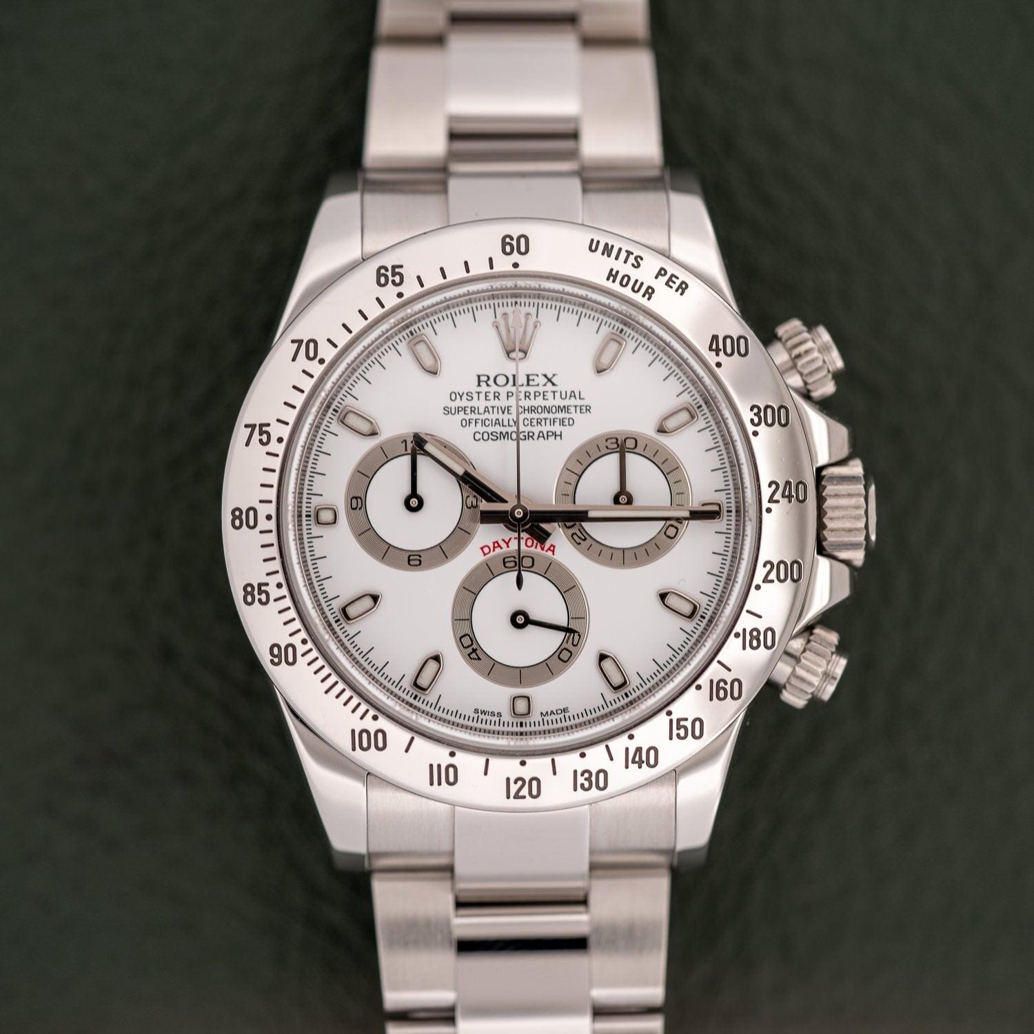 ROLEX Cosmograph Daytona 116520 White APH Dial - Arbitro