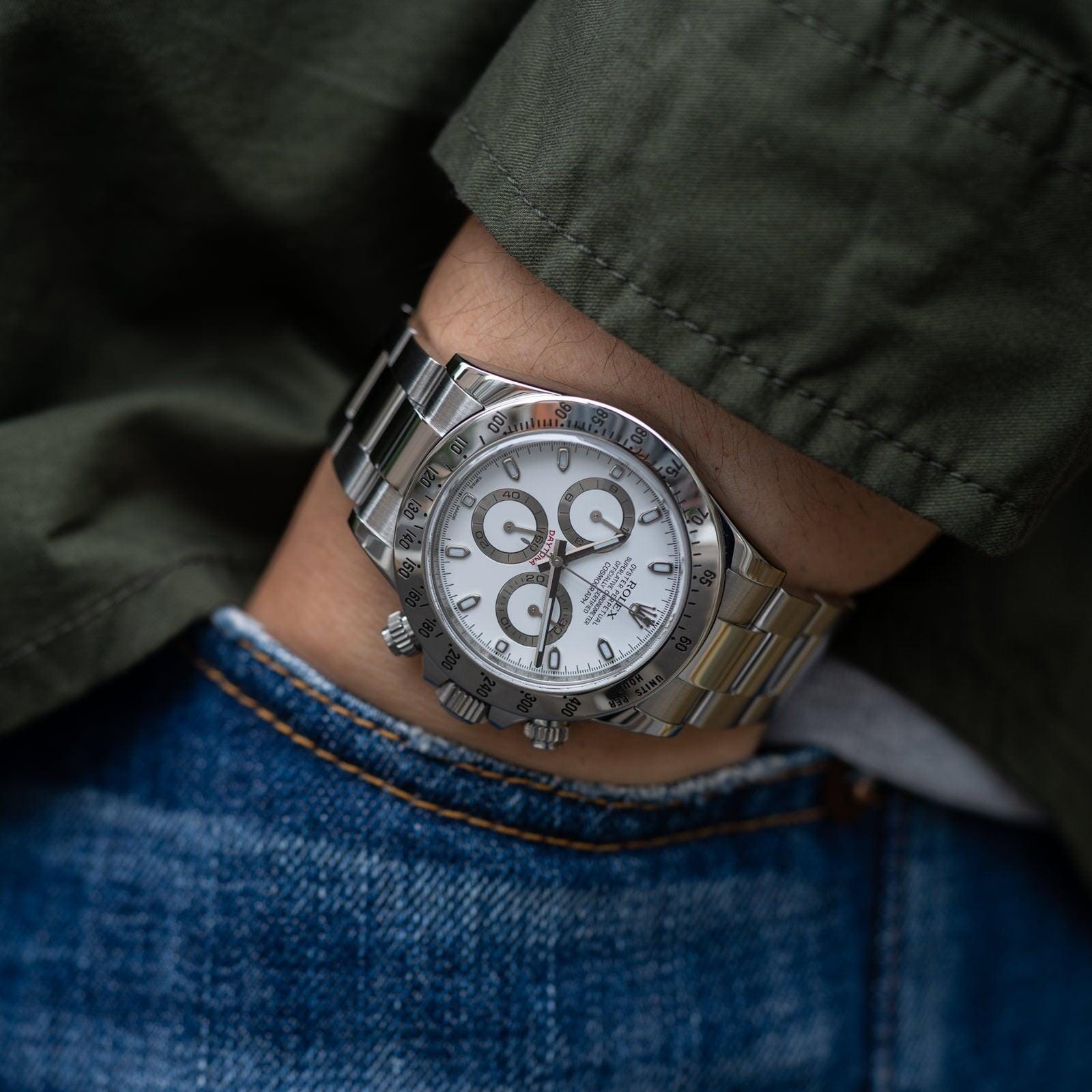 ROLEX Cosmograph Daytona 116520 White APH Dial - Arbitro