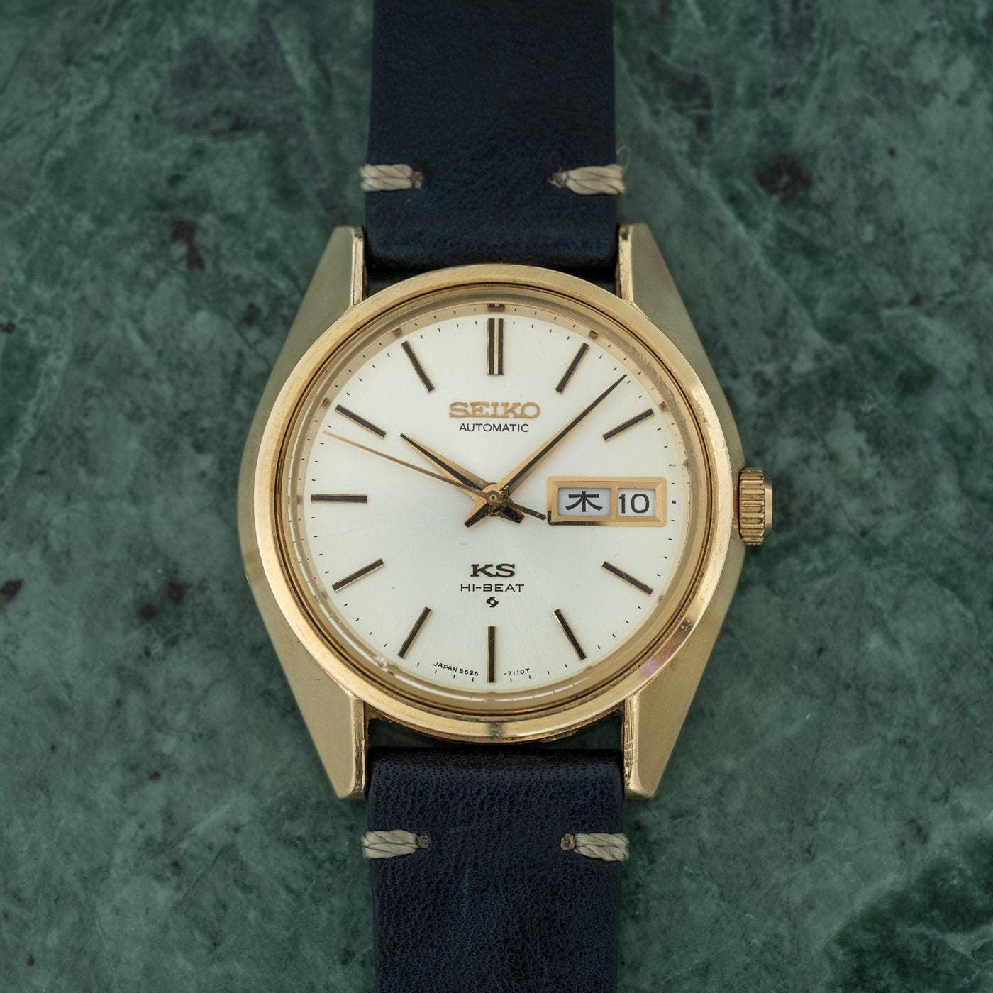 KING SEIKO Hi-Beat 5626-7010 CAP GOLD 1970s - Arbitro