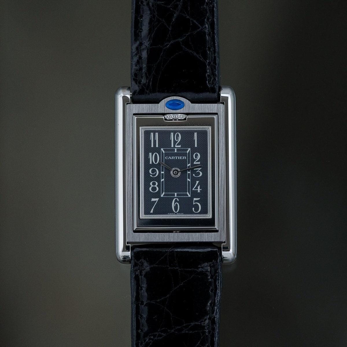 CARTIER Tank Basculante SM Grey Arabic Dial - Arbitro