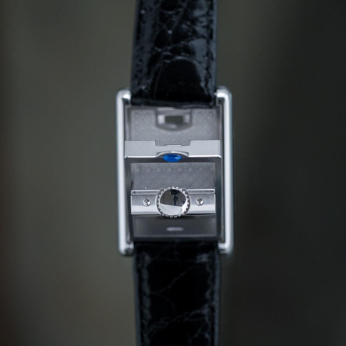CARTIER Tank Basculante SM Grey Arabic Dial - Arbitro