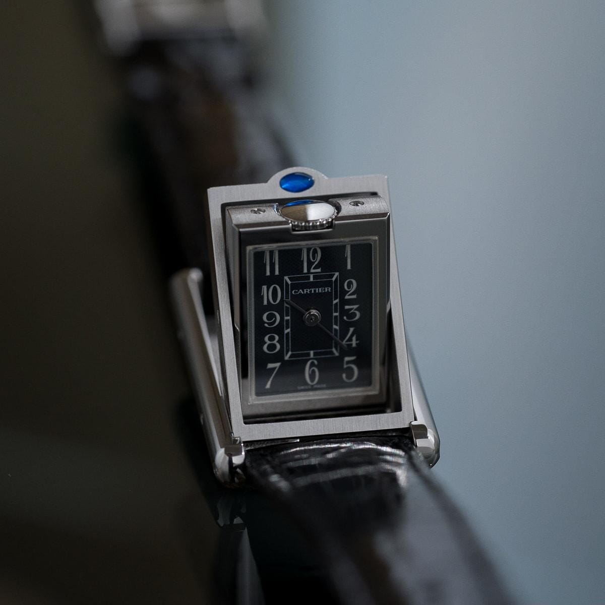CARTIER Tank Basculante SM Grey Arabic Dial - Arbitro