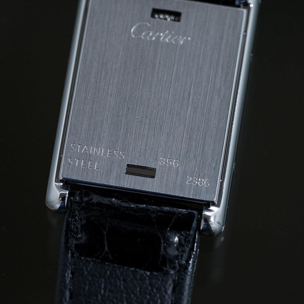 CARTIER Tank Basculante SM Grey Arabic Dial - Arbitro