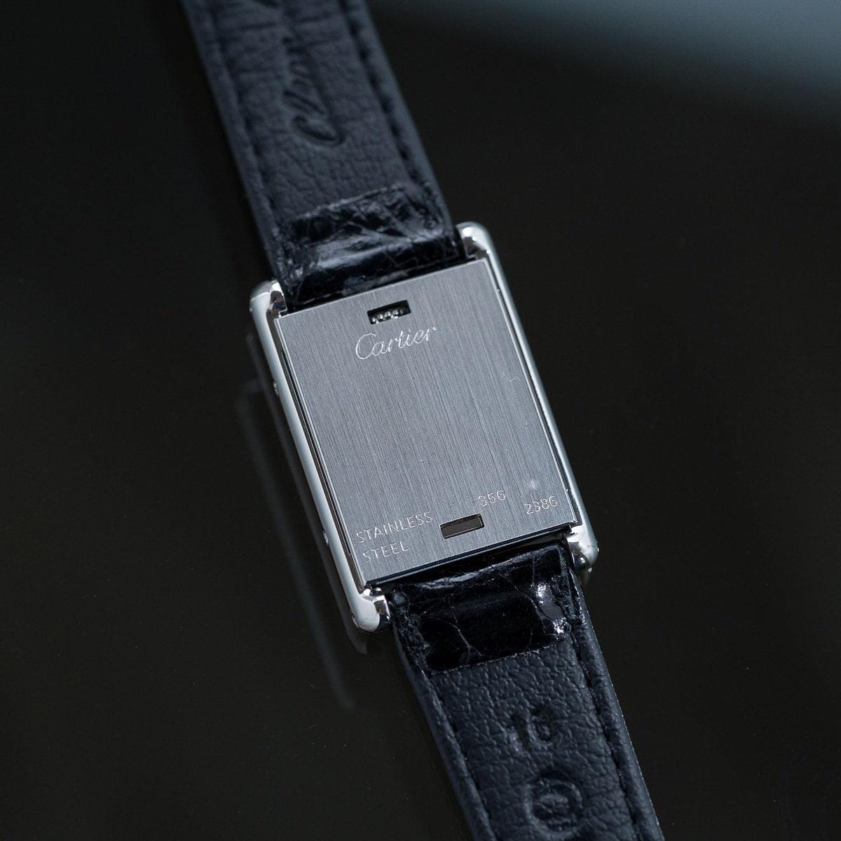 CARTIER Tank Basculante SM Grey Arabic Dial - Arbitro