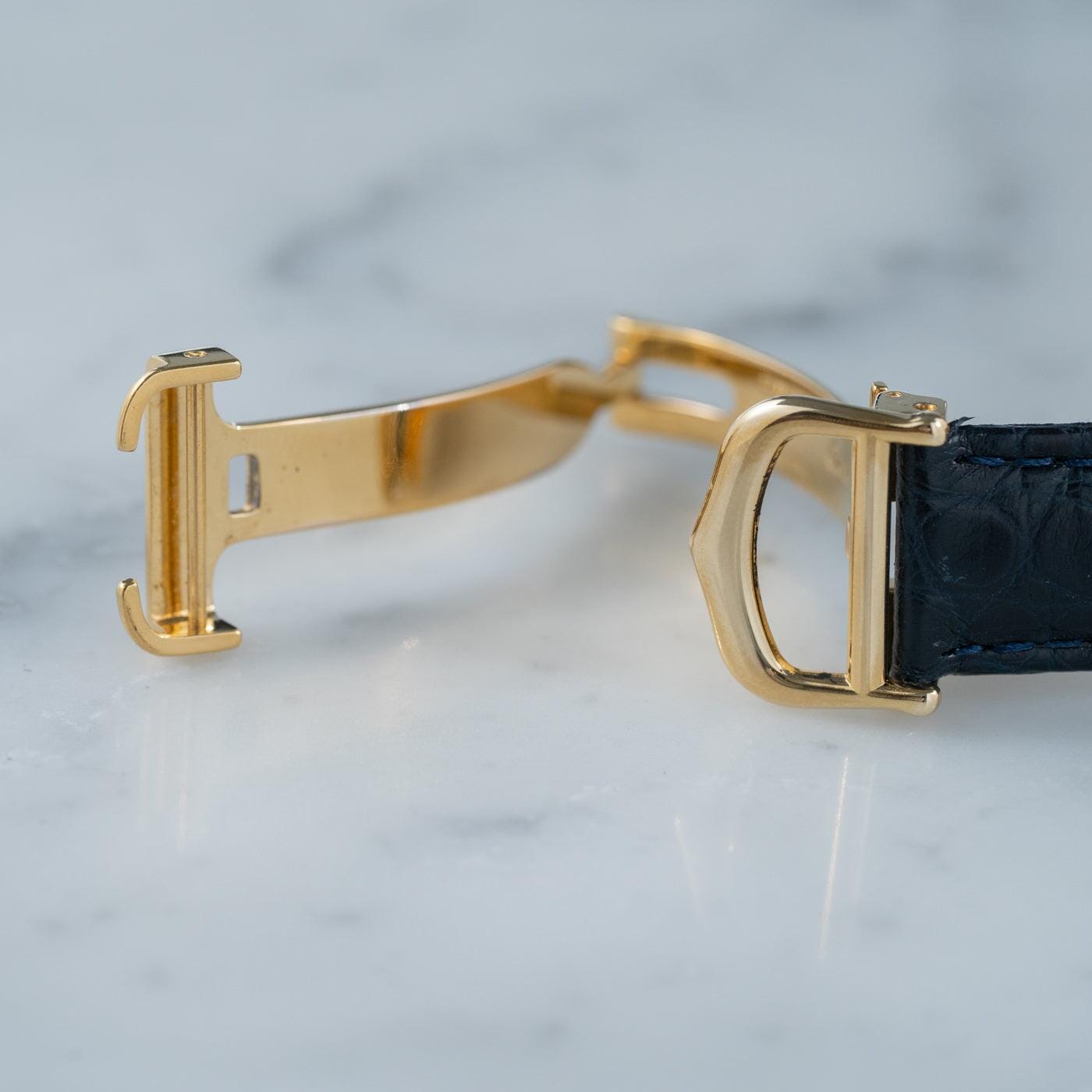 must de Cartier Tank LM QZ Arabic Dial - Arbitro
