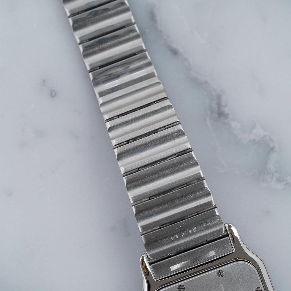 CARTIER Santos Galbee LM QZ Blue Roman - Arbitro