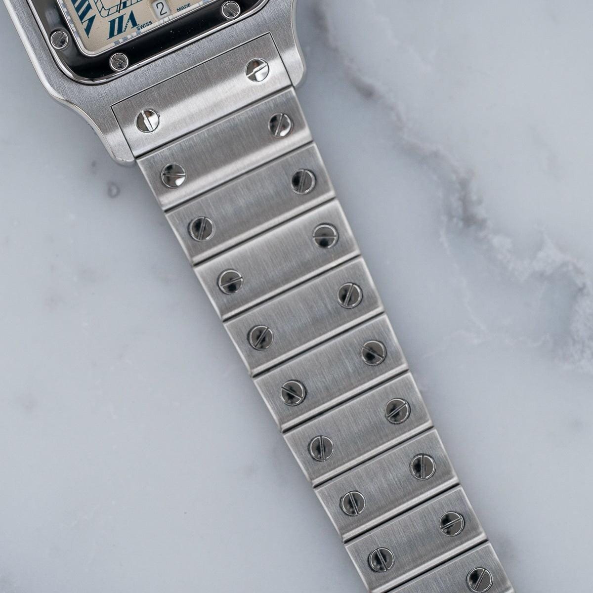 CARTIER Santos Galbee LM QZ Blue Roman - Arbitro