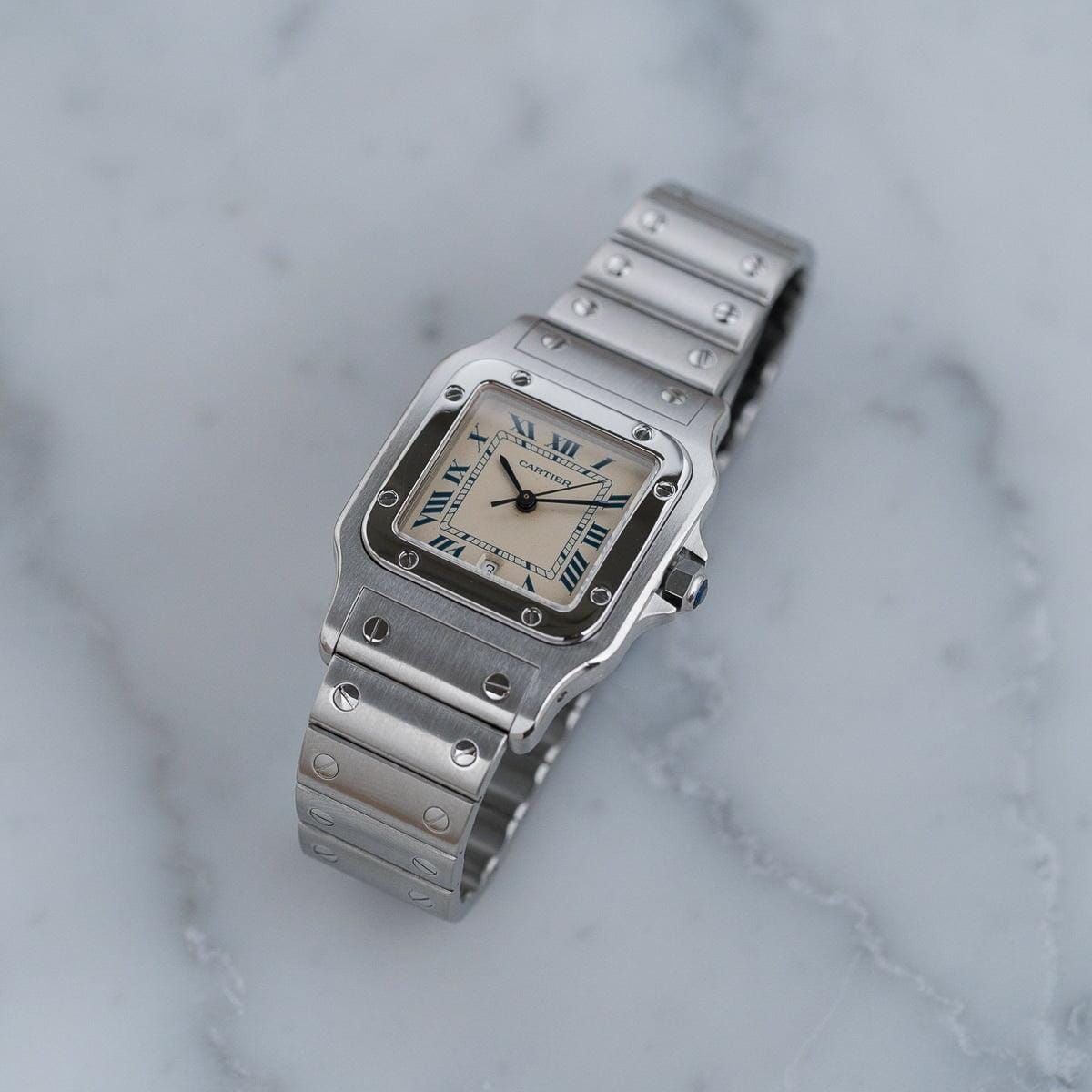 CARTIER Santos Galbee LM QZ Blue Roman - Arbitro