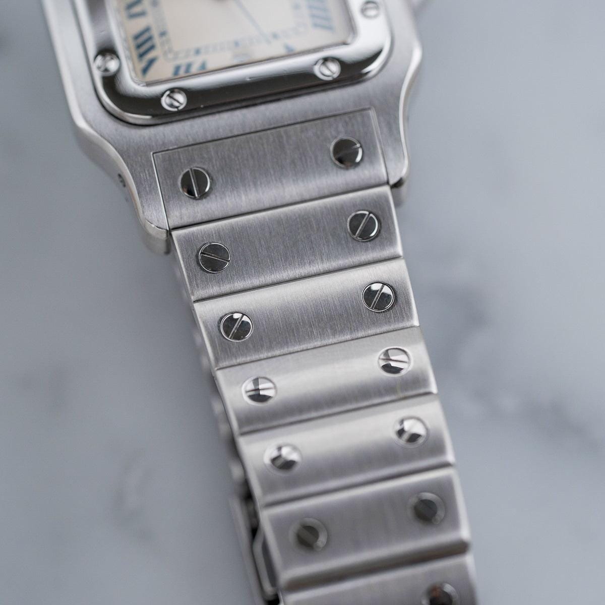 CARTIER Santos Galbee LM QZ Blue Roman - Arbitro