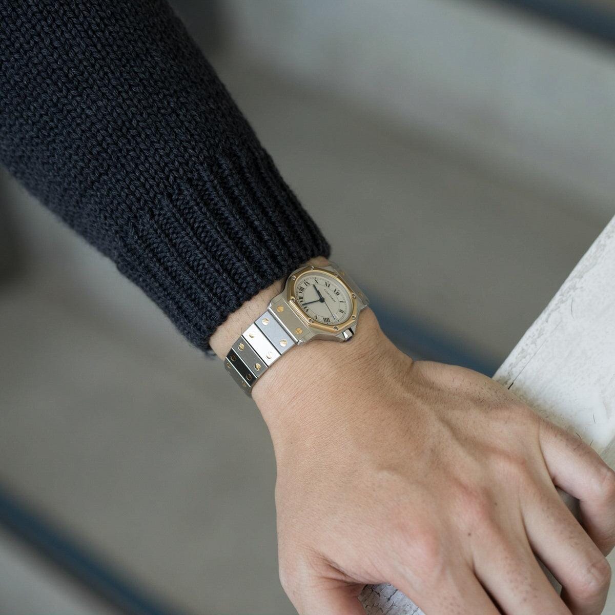 CARTIER Santos Octagon LM QZ Ivory Dial - Arbitro