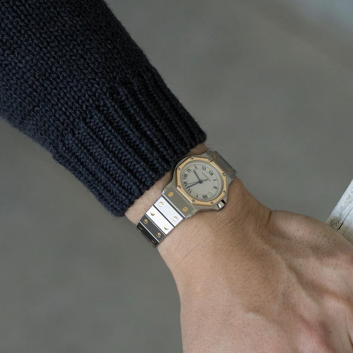 CARTIER Santos Octagon LM QZ Ivory Dial - Arbitro
