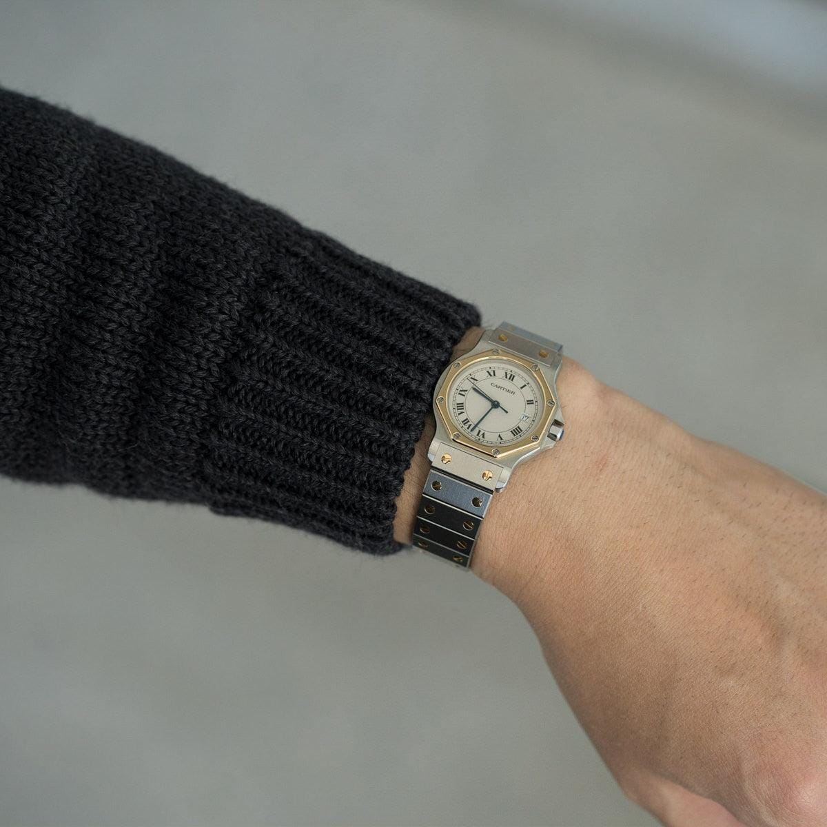 CARTIER Santos Octagon LM QZ Ivory Dial - Arbitro