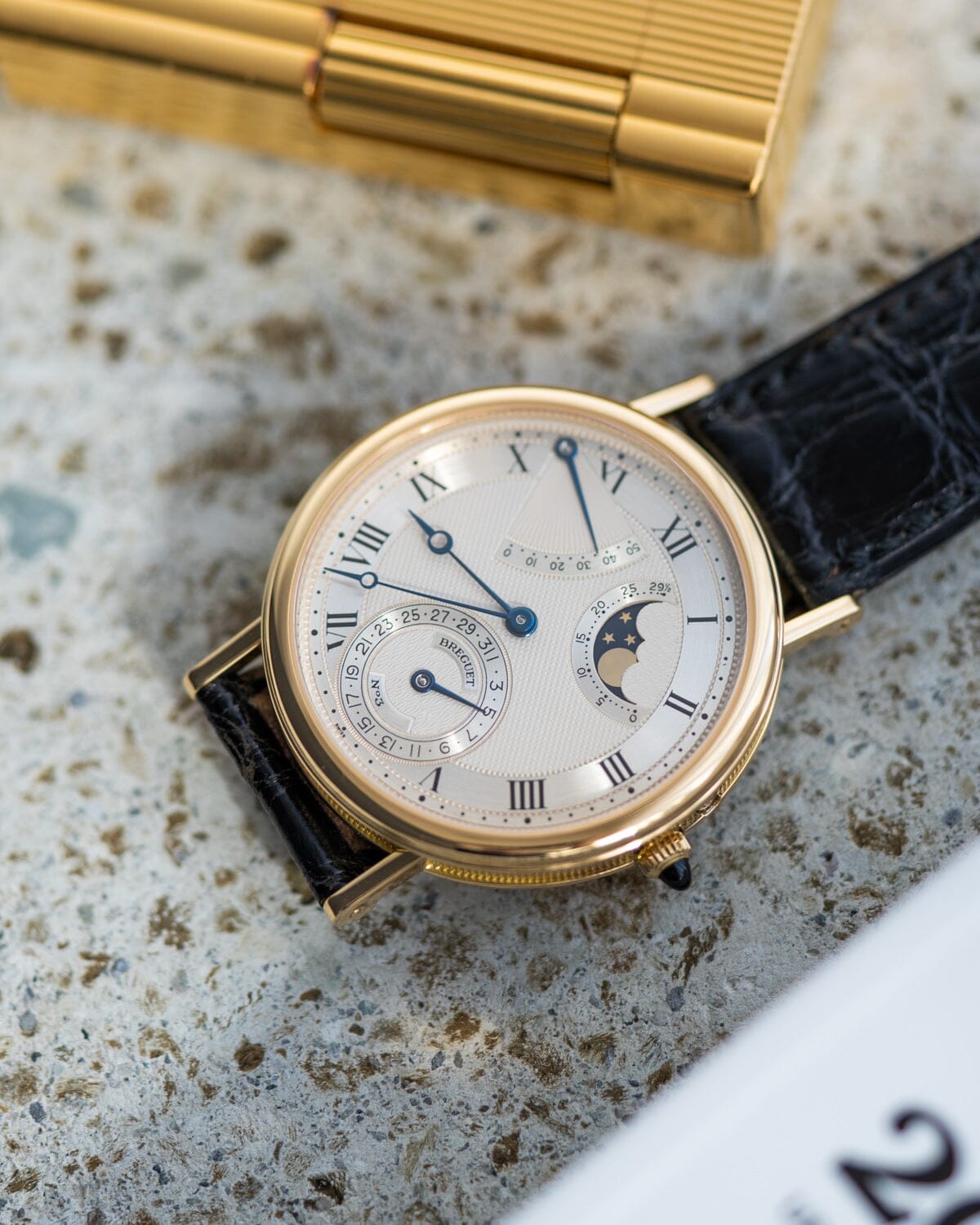 ブレゲ クラシック 3130 YG パワーリザーブ ムーンフェイズ Watch BREGUET 