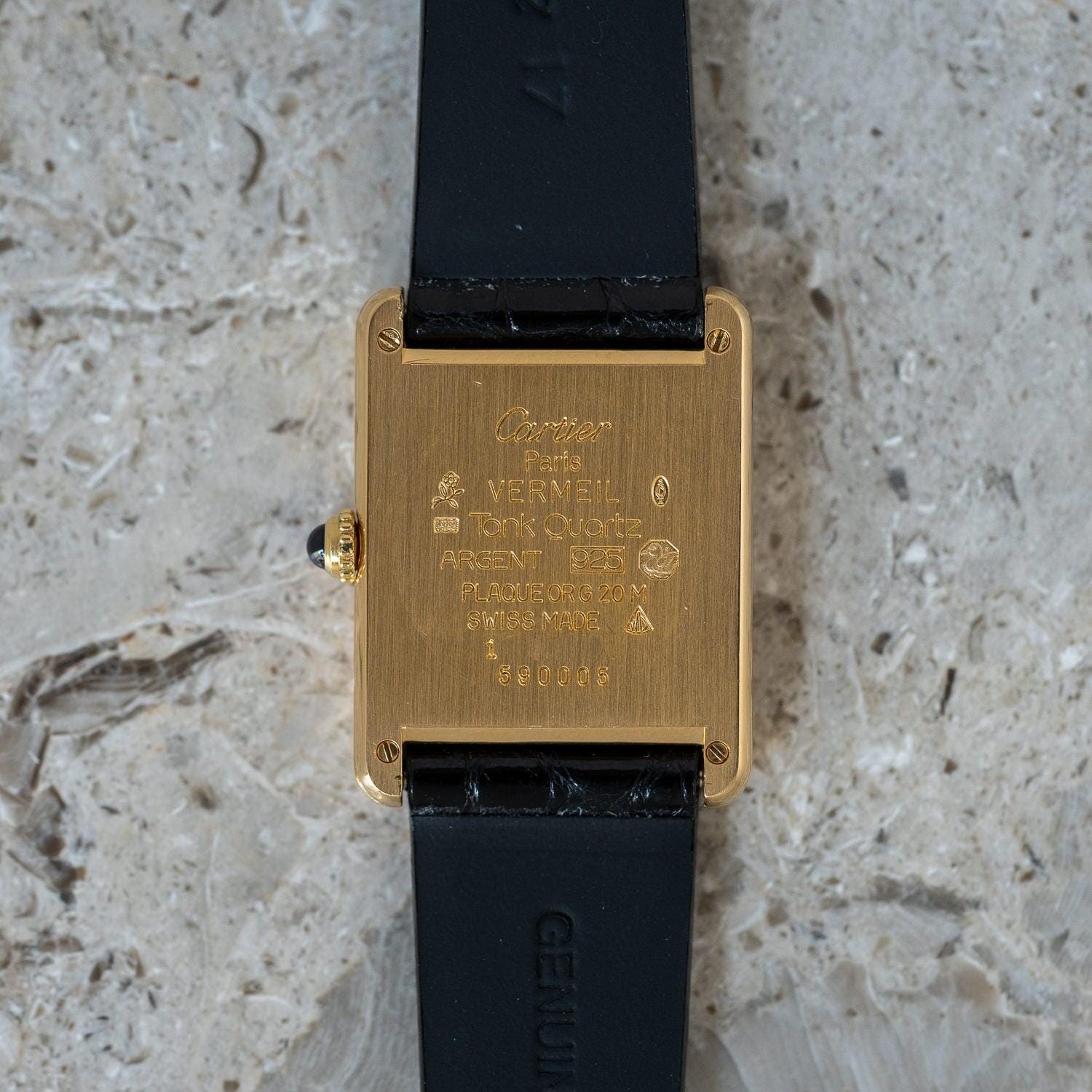 must de Cartier Tank LM Ivory Roman - Arbitro