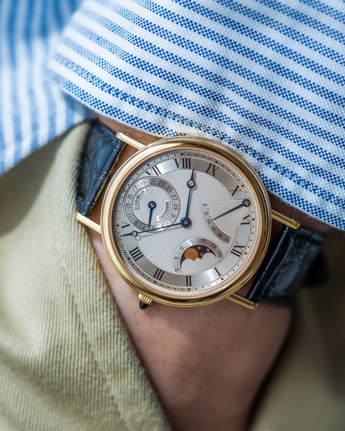 ブレゲ クラシック 3130 YG パワーリザーブ ムーンフェイズ Watch BREGUET