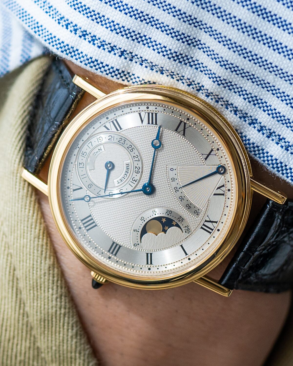 ブレゲ クラシック 3130 YG パワーリザーブ ムーンフェイズ Watch BREGUET