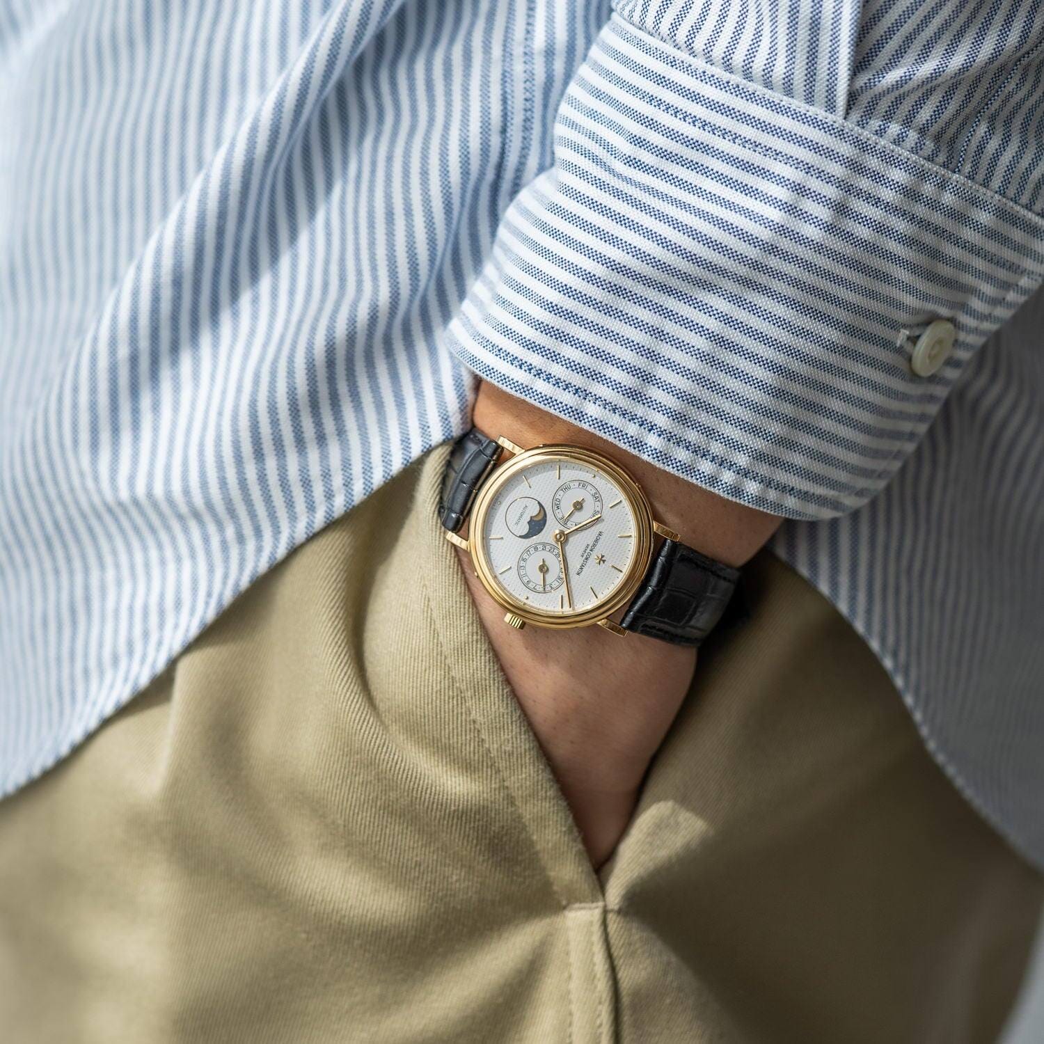 ヴァシュロン・コンスタンタン 47009 YG デイデイト ムーンフェイズ - Arbitro