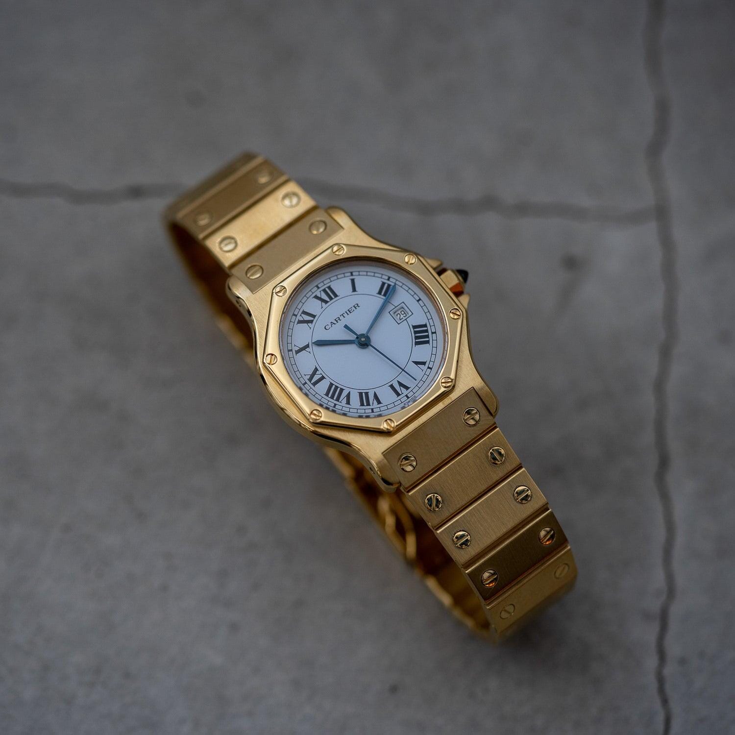 CARTIER Santos Octagon LM 18K YG / カルティエ サントスオクタゴン 18K イエローゴールド 自動巻き