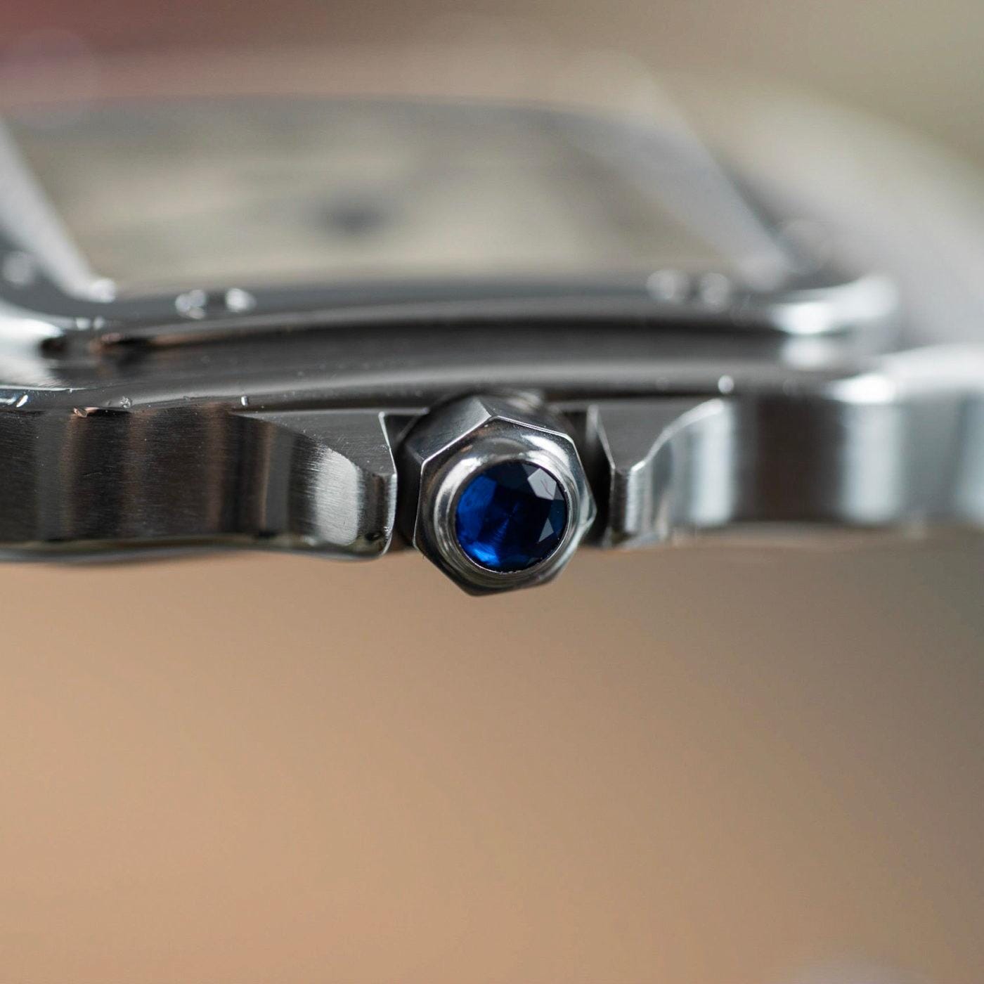 CARTIER Santos Galbee LM Applied Roman - Arbitro