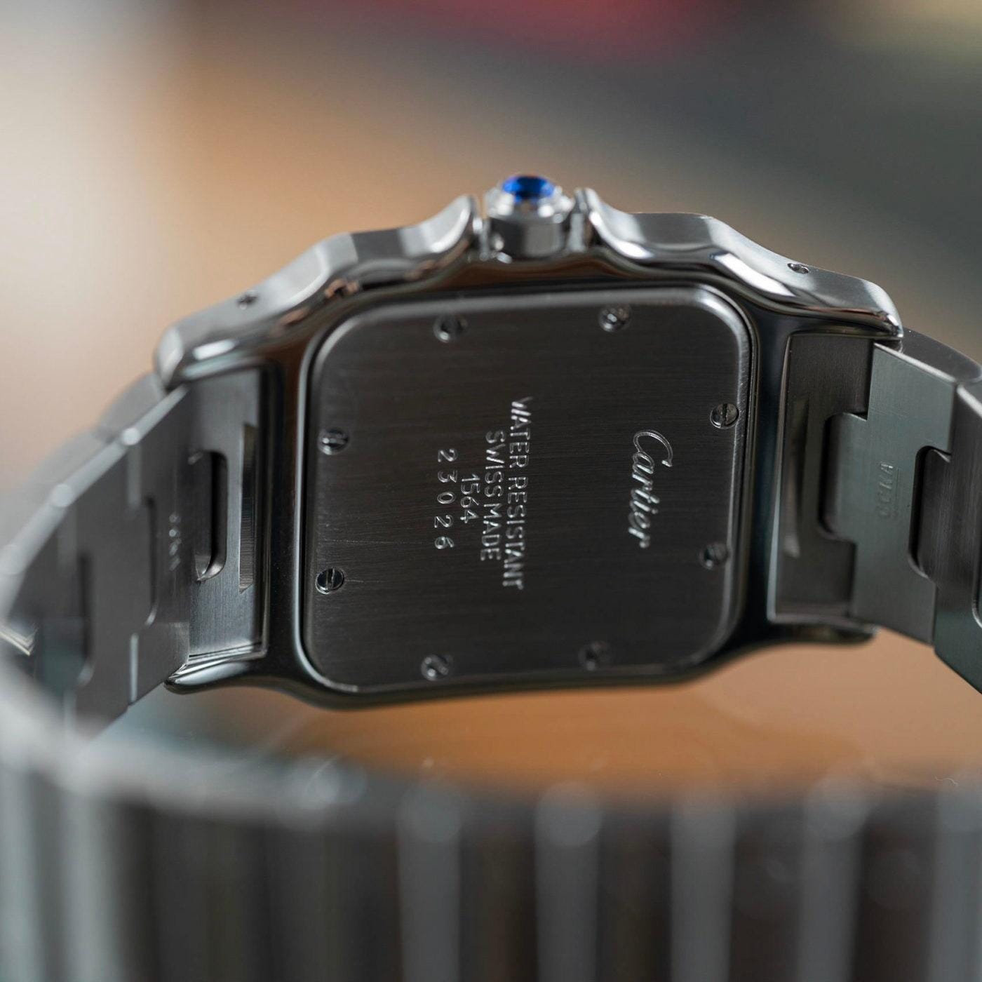 CARTIER Santos Galbee LM Applied Roman - Arbitro