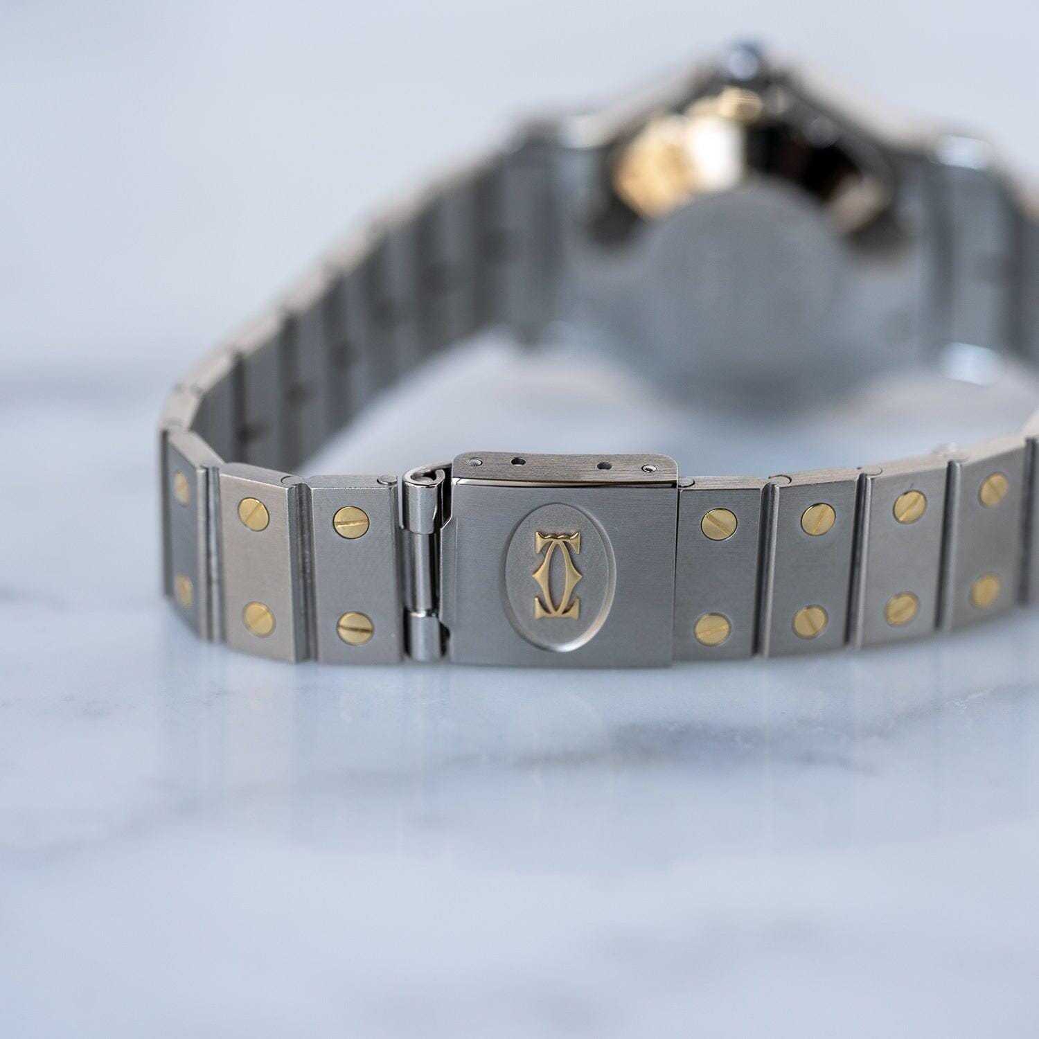 CARTIER Santos Octagon LM White Roman / カルティエ サントス オクタゴン LM ホワイトローマン 自動巻き